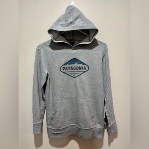 Patagonia Organic Cotton Hoodie Ventura California Boys Large Outdoors Hiking